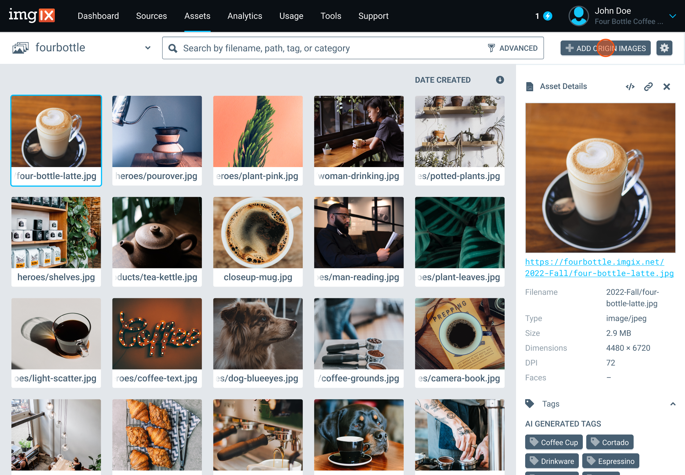 Screenshot for Adding Asset
