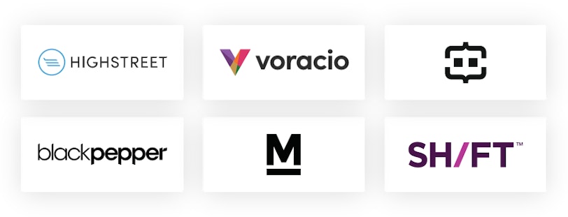 logos of six platform partners