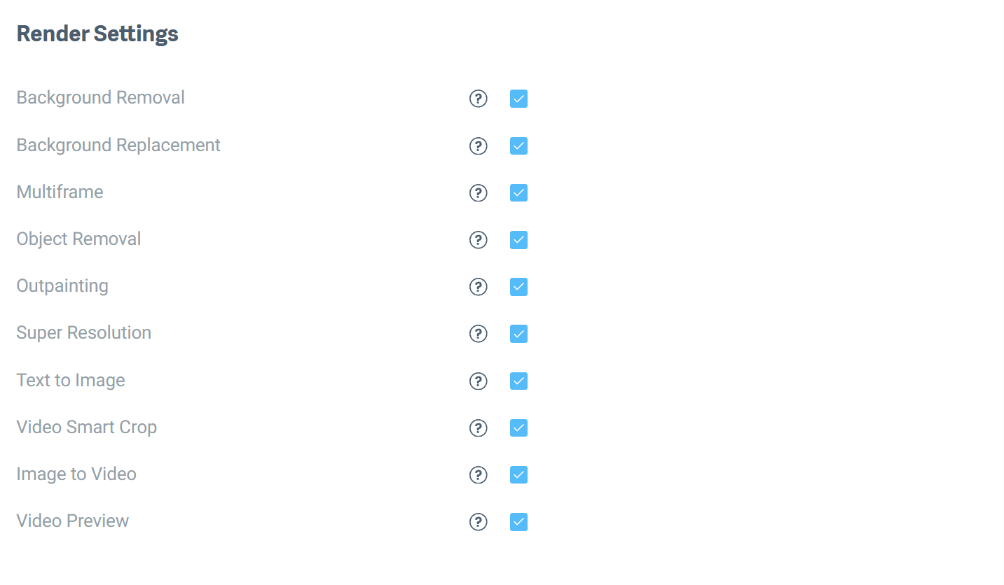 Screenshot–Render settings source setup