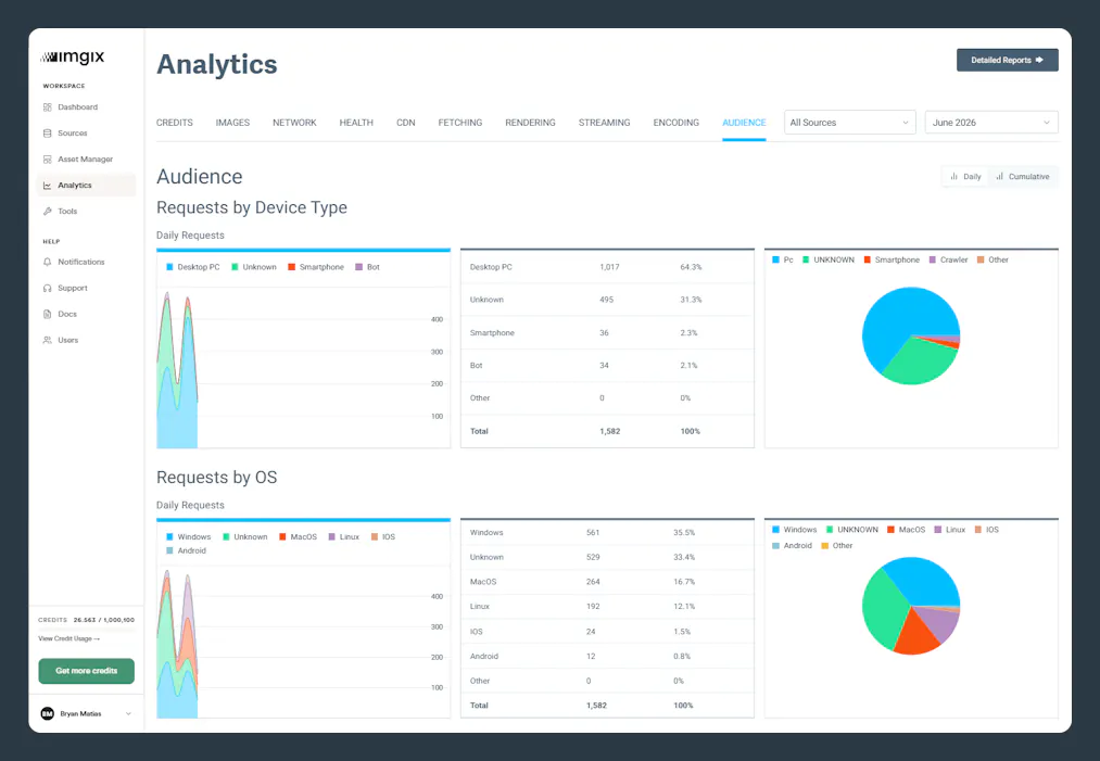 Screenshot-Audience Analytics Example