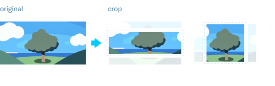Example of how crop works