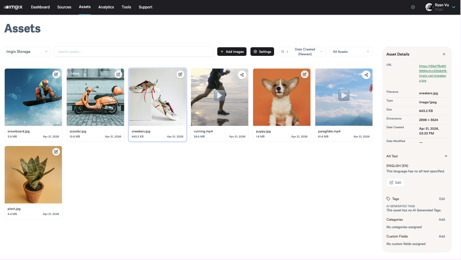 Screenshot of info panel