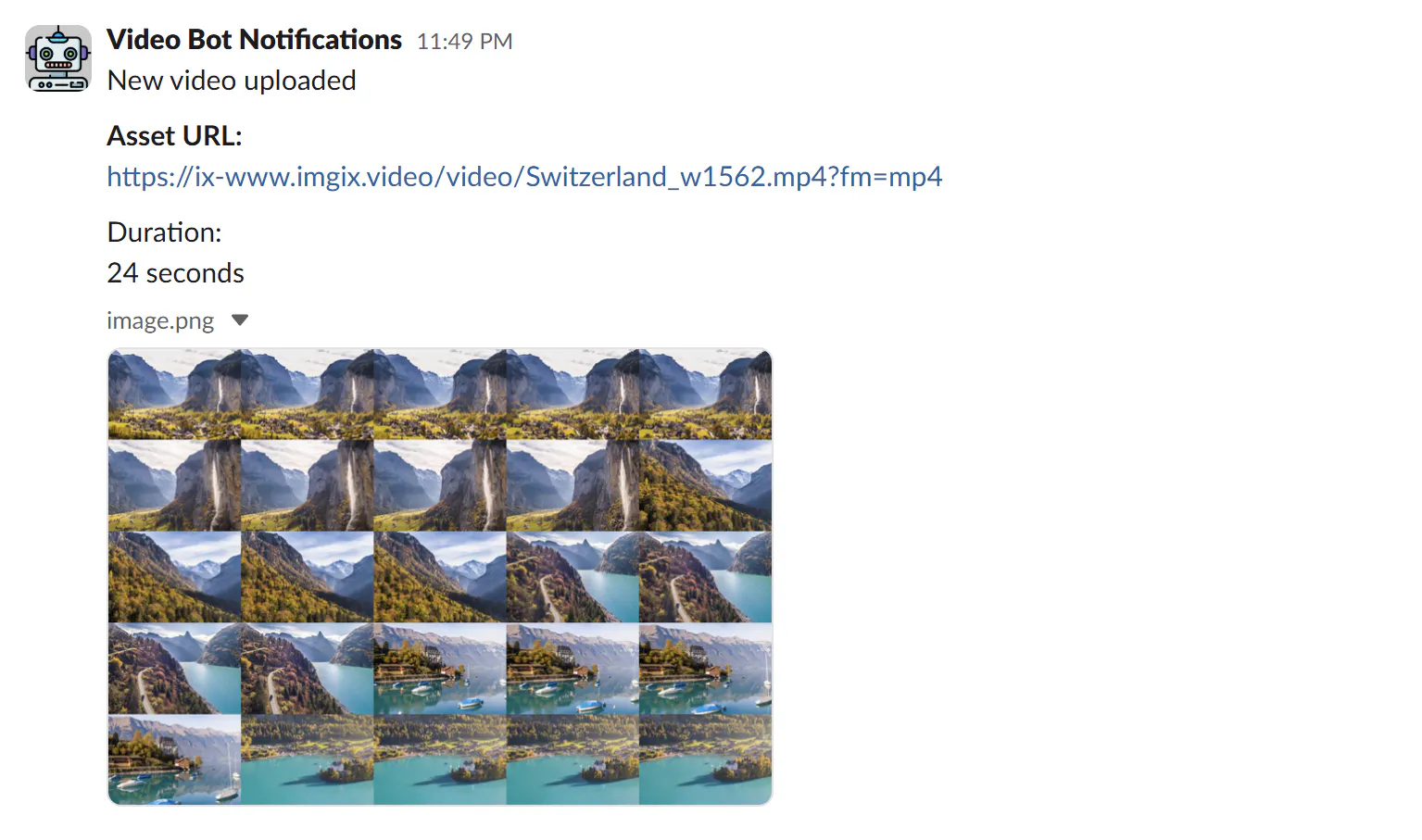 Content review example